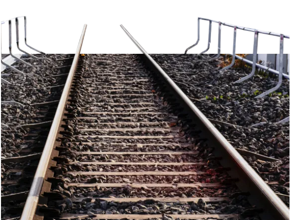 Tracks as a symbol for track work.